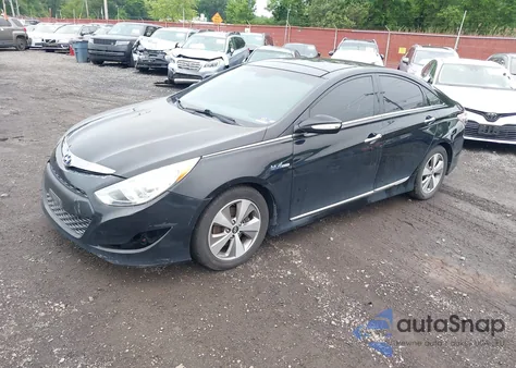 2012 Hyundai Sonata Hybrid z USA, uszkodzony, nr VIN KMHEC4A44CA059150